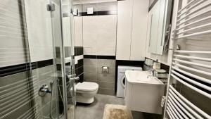 Kúpeľňa v ubytovaní Apartmán Aurora Třeboň