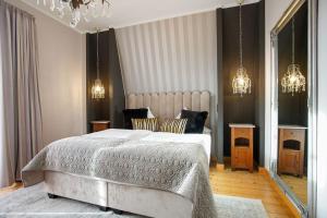 Ένα ή περισσότερα κρεβάτια σε δωμάτιο στο FeWo Claudia