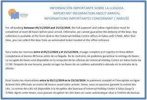 a screenshot of a webpage of a document at UHC CENTER APARTMENTS in Salou