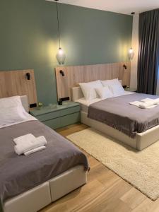 Posteľ alebo postele v izbe v ubytovaní Studio apartmen