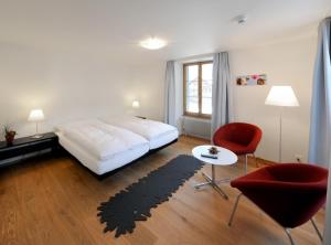 Voodi või voodid majutusasutuse Hotel Sternen toas