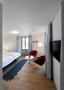 Voodi või voodid majutusasutuse Hotel Sternen toas