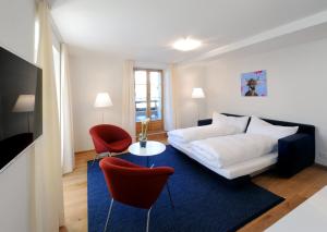 Voodi või voodid majutusasutuse Hotel Sternen toas