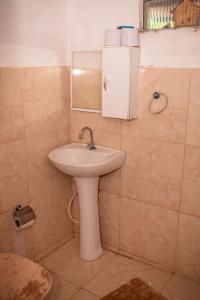 Phòng tắm tại Chacara com muito conforto em Alto Caparao MG