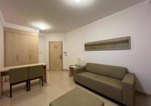 Ruang duduk di Apart-hotel Ribeirânia