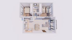 Planul etajului la Andes Apartments / CENTRICOS a ESTRENAR
