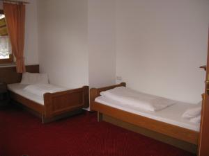 Postel nebo postele na pokoji v ubytování Alpenhotel Allgäu