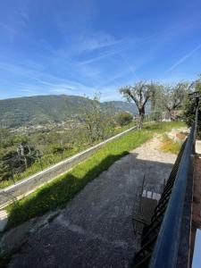 a view from the balcony of a house at Charme provençal près de Nice in Blausasc