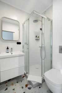 Koupelna v ubytování Blick Apartments - Riverside Mini Apartment