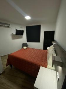 Postel nebo postele na pokoji v ubytování Hotel Sevilla Paraíso