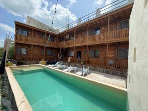 Bazén v ubytování MARIBY HOLBOX nebo v jeho okolí + 29 fotografií
