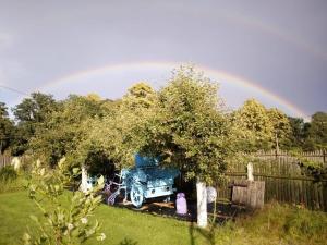 Vonkajšia záhrada v ubytovaní Agroturystyka Leszczynki