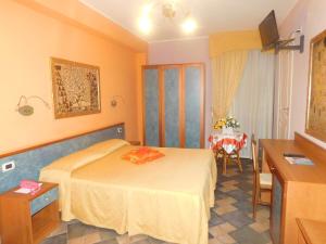 Postel nebo postele na pokoji v ubytování Hotel Blumentag