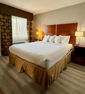 1 dormitorio con 1 cama grande en una habitación de hotel en Motel 6 Martinez, CA, en Martinez