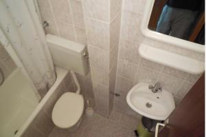 Koupelna v ubytování Apartments Maslina