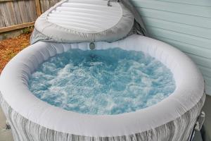a large pool of water in an inflatable at Fenced House Beach Walk Sleeps 16 near St Andrew Park - Schooners in Panama City Beach