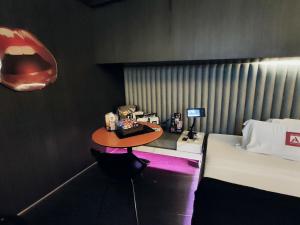 Postel nebo postele na pokoji v ubytování MOTEL STUDIO A