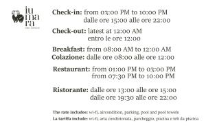 een screenshot van een gsm-scherm met een lijst van het aantal benodigde gesprekken bij Iumara Dimora di Campagna in Omignano Scale