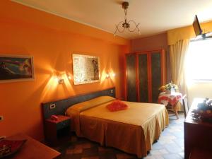 Postel nebo postele na pokoji v ubytování Hotel Blumentag