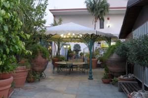 Patio nebo venkovní prostory v ubytování Hotel Blumentag