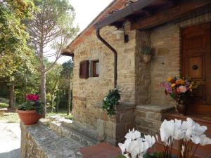 A garden outside Podere San Cassiano