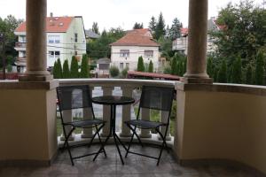 Balkón alebo terasa v ubytovaní Aradi Vendégház