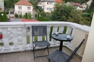 Balkón alebo terasa v ubytovaní Aradi Vendégház