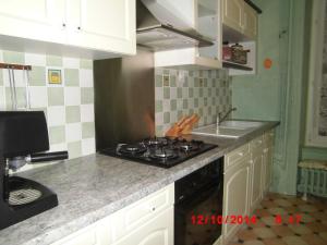 Η κουζίνα ή μικρή κουζίνα στο Résidence des Bruyères, Mont Dore