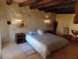Letto o letti in una camera di Mas Laborde