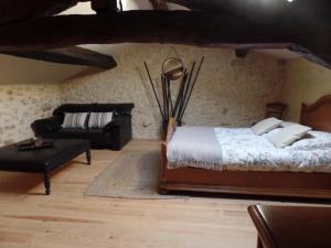 Letto o letti in una camera di Mas Laborde