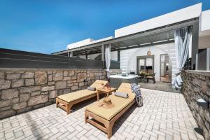 Patio nebo venkovní prostory v ubytování Kimia Luxury Apartments