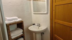 Koupelna v ubytování Agriturismo Pastorelli