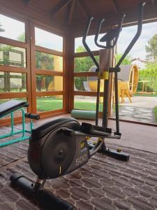 Fitness centrum a/nebo fitness zařízení v ubytování Willa Julia-pokoje w centrum, ogród, sauna, grill