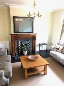 A seating area at Llangollen Townhouse 4 bedroom