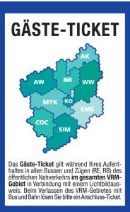 Alkener Elfenhaus mit kostenlosen Gäste Ticket في ألكين: خريطة ايرلاند مع اسماء مدنها