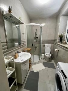 Ένα μπάνιο στο Villa Luka Apartman Niko +39 φωτογραφίες
