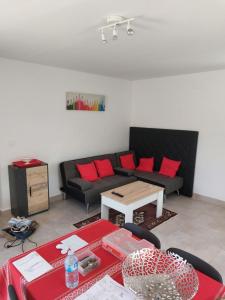 Posezení v ubytování les berreries