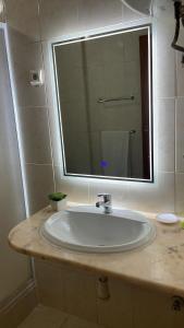 Koupelna v ubytování Felicidade Hotel