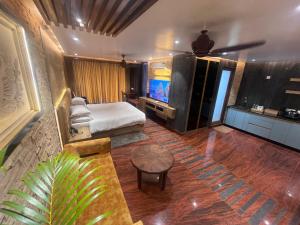 Kudle Beach View Resort And Spa Gokarna的休息区