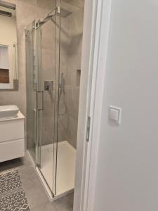 Ένα μπάνιο στο Apartament Zacisze 4