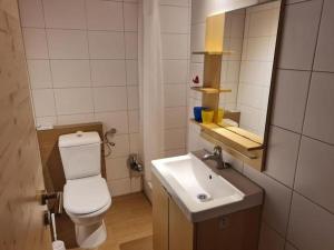 Ένα μπάνιο στο Ferien im Tannenhof Wohnung 1, in der Eltern-Kind-Fachklinik Tannenhof in Todtnauberg +17 φωτογραφίες