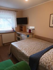 Postel nebo postele na pokoji v ubytování Apartamenty i pokoje u Kryni