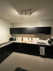 Cucina o angolo cottura di Flat centrum Oudenaarde met eigen fietsen berging