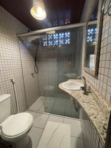 Kylpyhuone majoituspaikassa Hotel Salinopolis e kitepoint