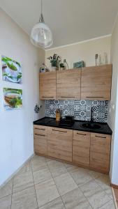 Kuchnia lub aneks kuchenny w obiekcie Studio Appartment Heinze
