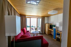 TV a/nebo společenská místnost v ubytování Hotel Schönblick
