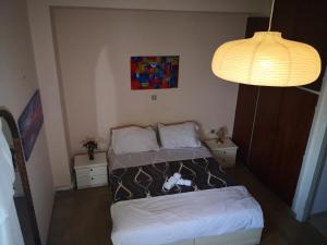 Postel nebo postele na pokoji v ubytování kineta Sunny Beach