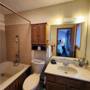 Ванна кімната в Cozy Cabin Walkable to Beech Mt Resort