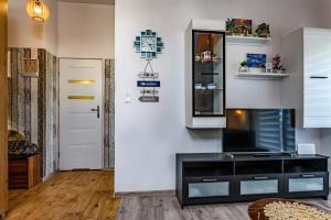 Kuchnia lub aneks kuchenny w obiekcie Apartamenty Kuracyjna