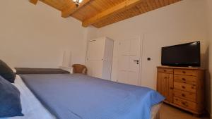 Llit o llits en una habitació de Penzion Osika